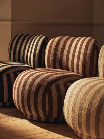 Butaca Lounge Rico lounge piccolo - Louisiana, Sand-off-white - Ferm Living