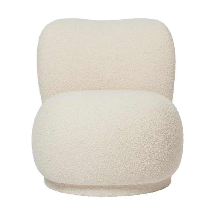 Butaca Lounge Rico lounge piccolo - Nordic Bouclé-Off-white - Ferm Living