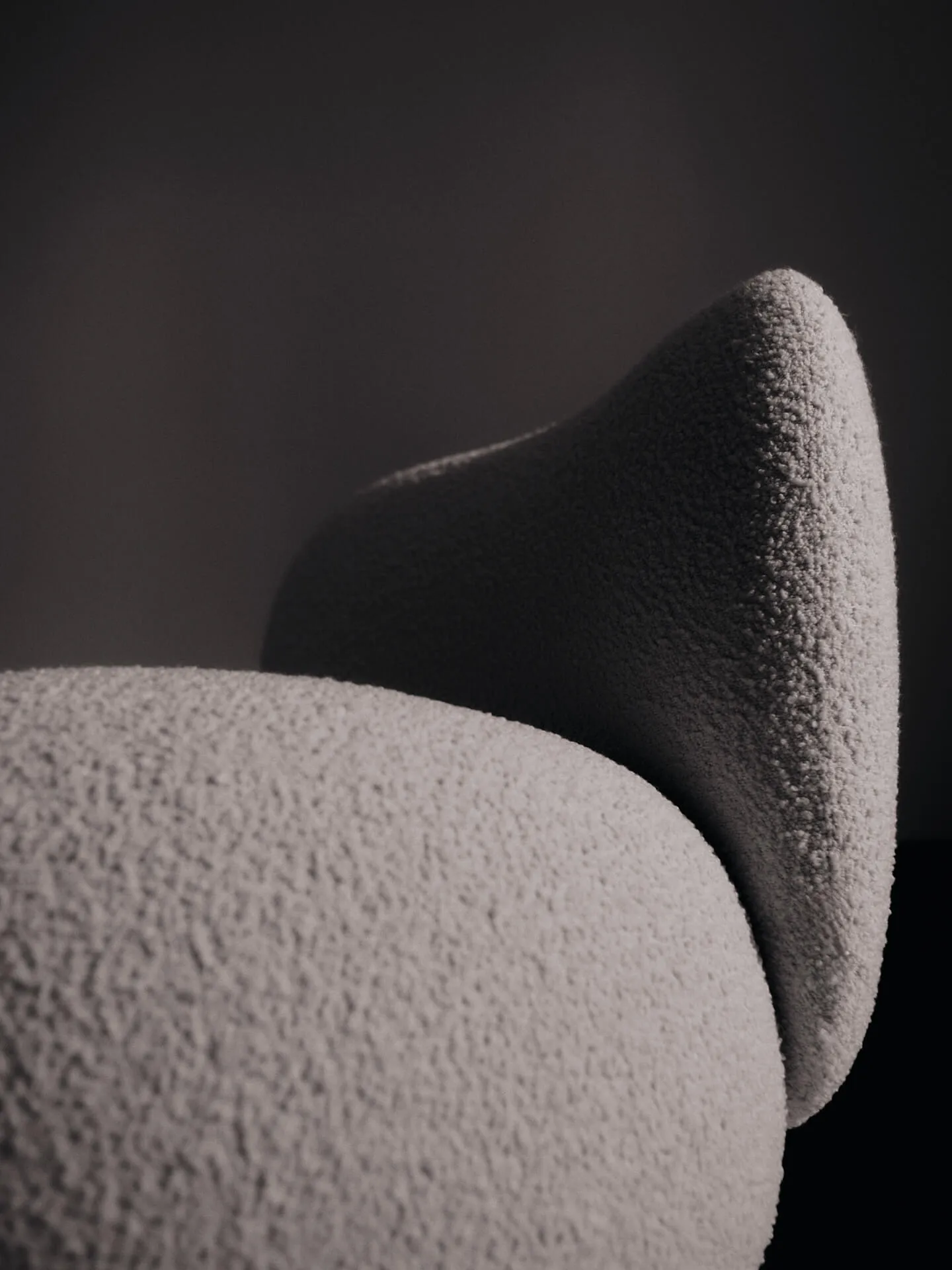 Butaca Lounge Rico lounge piccolo, Nordic Bouclé-Off-white Ferm Living