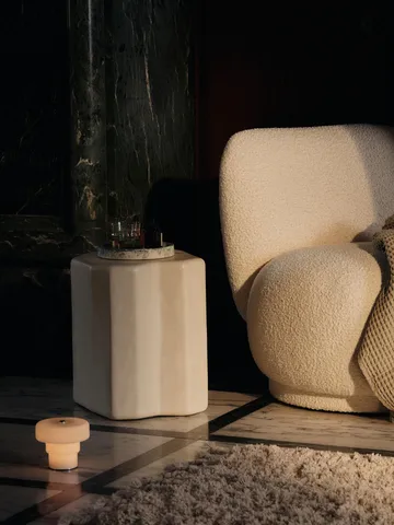 Butaca Lounge Rico lounge piccolo - Nordic Bouclé-Off-white - Ferm Living