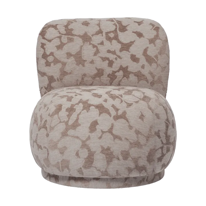 Butaca Lounge Rico piccolo giratorio - Cilla-Taupe - Ferm Living