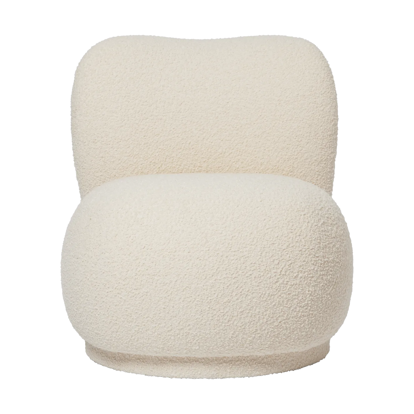 Butaca Lounge Rico piccolo giratorio, Nordic Bouclé-Off-white Ferm Living