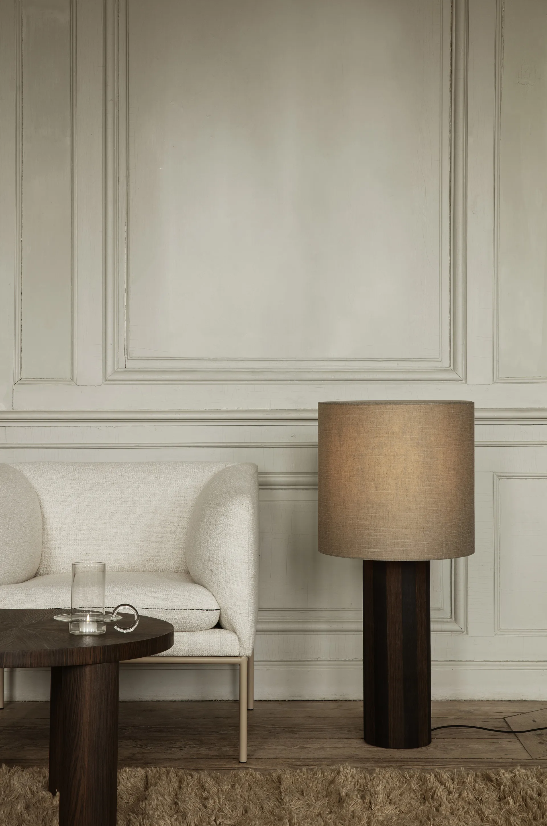 Butaca Turn, Cashmere bouclé offwhite Ferm Living