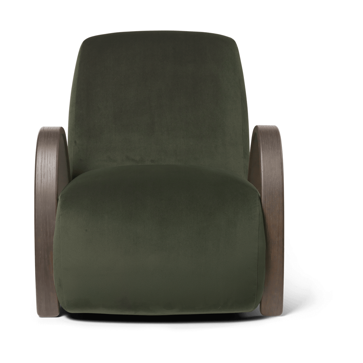 Ferm Living Buur lounge chair Rich Velvet Pino | Decoración & Diseño Nórdico | Sillones y reposapiés | Verde