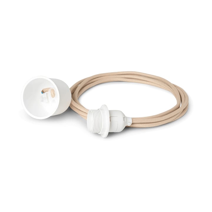 Cable de lámpara de Ferm Living textil 2 m - Sand - Ferm Living
