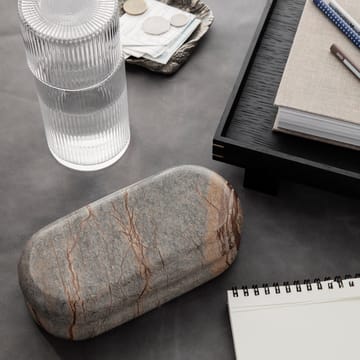 Caja almacenamiento Bendum - mármol marrón - Ferm Living
