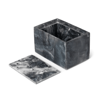 Caja de almacenamiento Mist 10x15 cm - Charcoal - Ferm Living