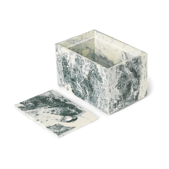 Caja de almacenamiento Mist 10x15 cm, Emerald-off white Ferm Living