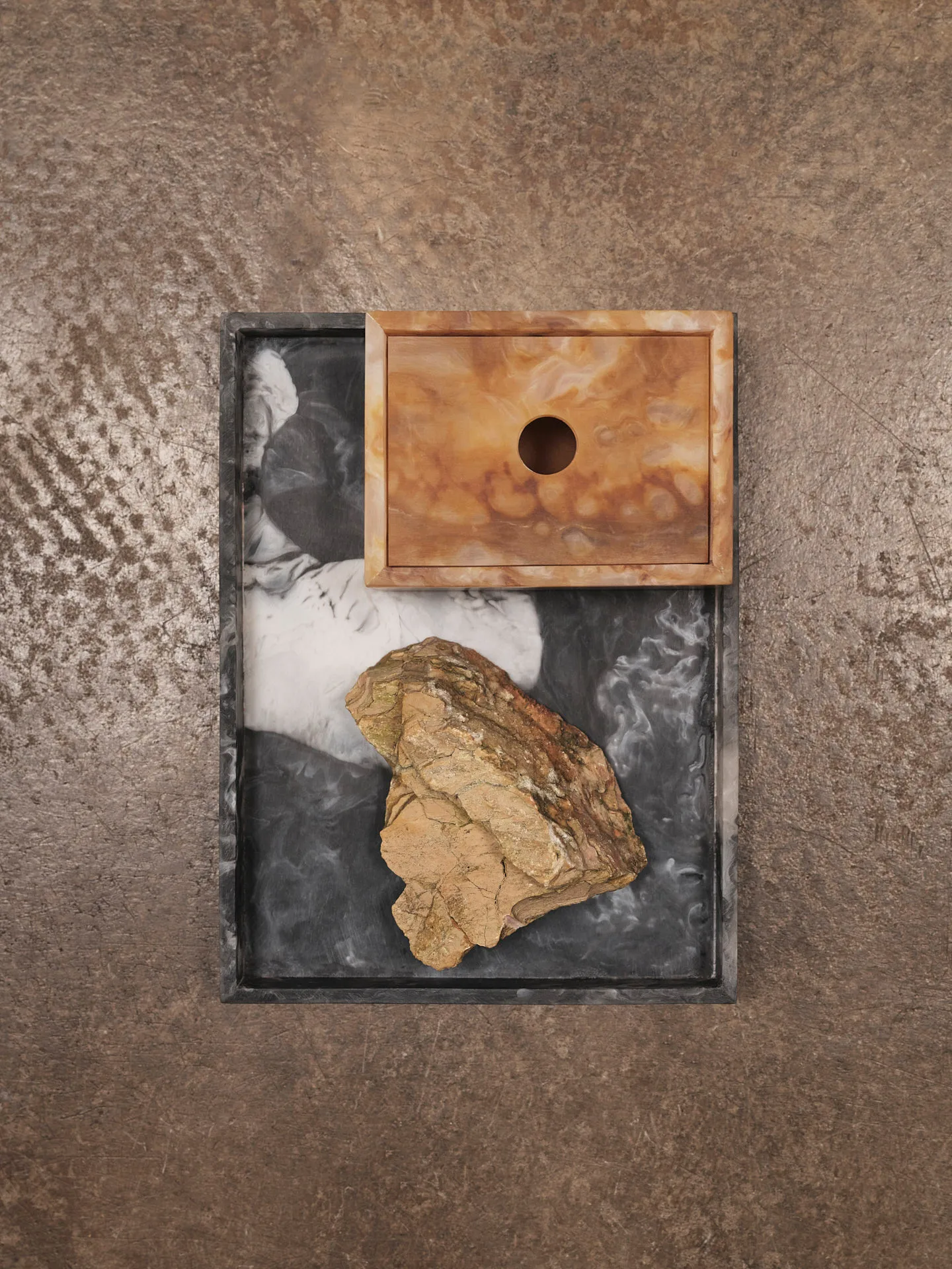 Caja de almacenamiento Mist 7,5x10 cm, Sugar kelp Ferm Living