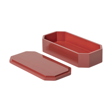 Caja de almacenamiento Nova 10x20 cm - Picante Red - Ferm Living