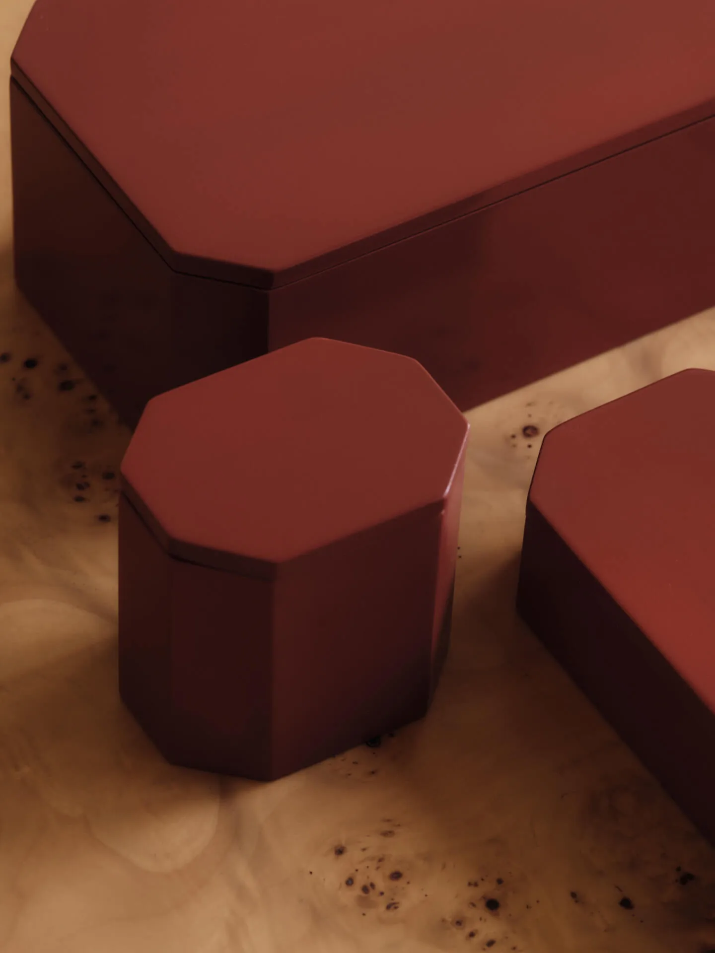 Caja de almacenamiento Nova 10x20 cm, Picante Red Ferm Living