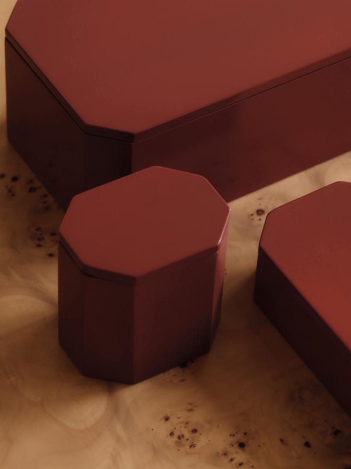 Caja de almacenamiento Nova 7,5x10 cm, Picante Red Ferm Living