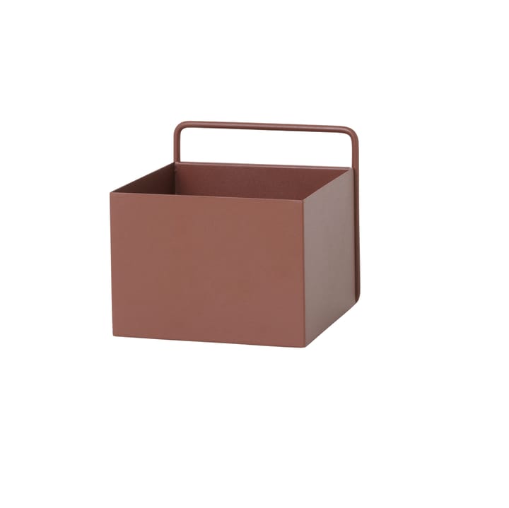 Caja pared ferm LIVING Wall Box cuadrado - marrón rojizo - ferm LIVING