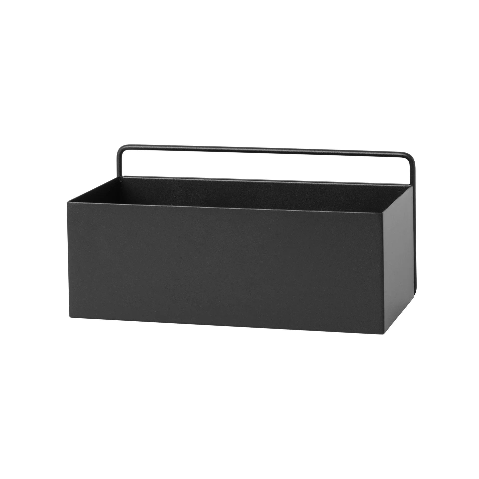 Caja pared Ferm Living Wall Box rectangular, negro Ferm Living