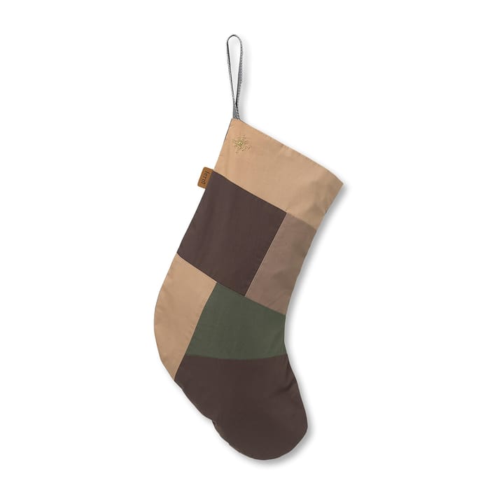 Calcetín de navidad Patchwork, multi Ferm Living