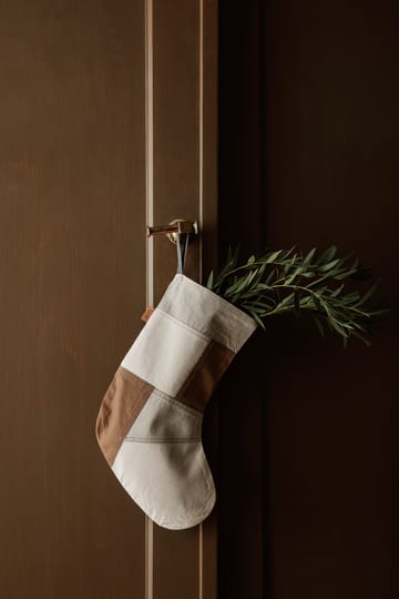 Calcetín navideño Tonal 50 cm - Natural - Ferm Living