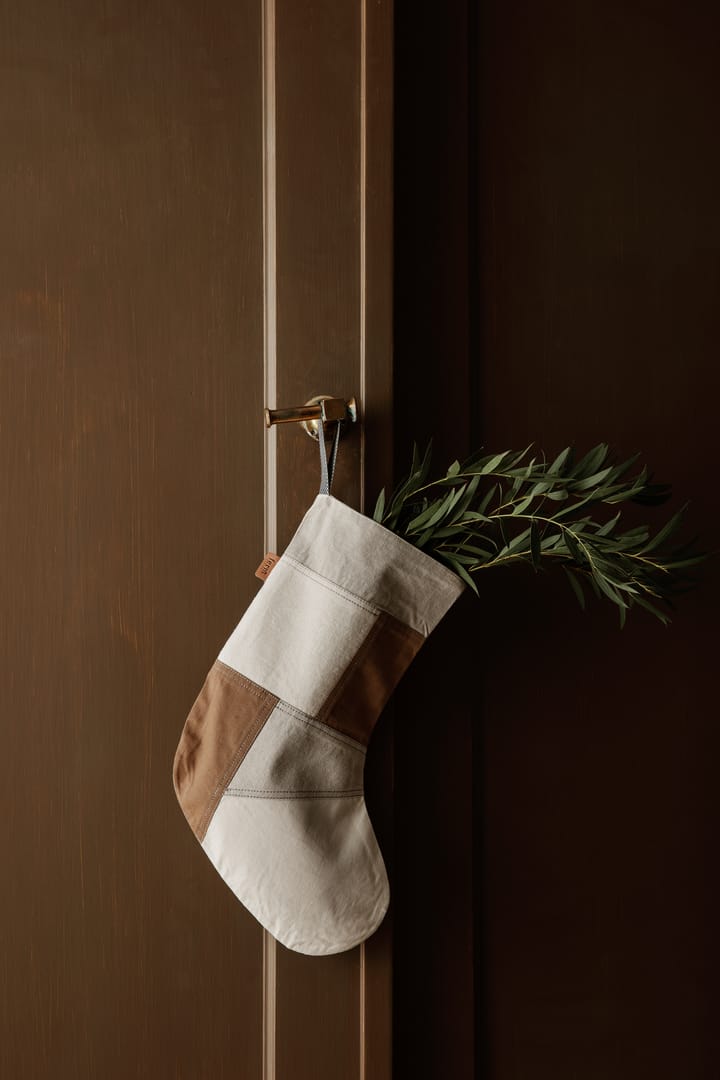Calcetín navideño Tonal 50 cm, Natural Ferm Living