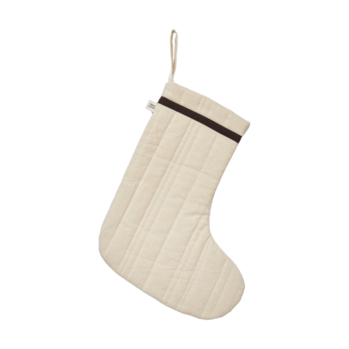 Calcetín navideño Vari quilted - Cotton-natural - Ferm Living