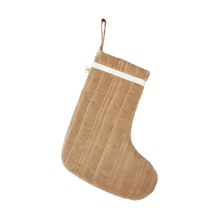 Calcetín navideño Vari quilted - Velvet-tan - Ferm Living