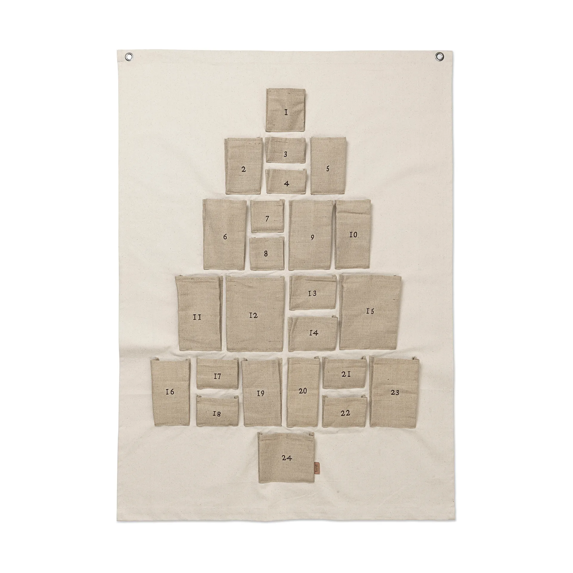 Calendario de Navidad Pine, Maxi, 90x125 cm Ferm Living