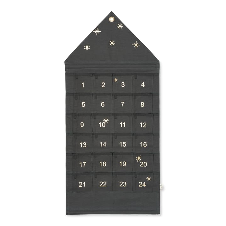 Calendario de Navidad Star casa 100 cm - Dark green - Ferm LIVING