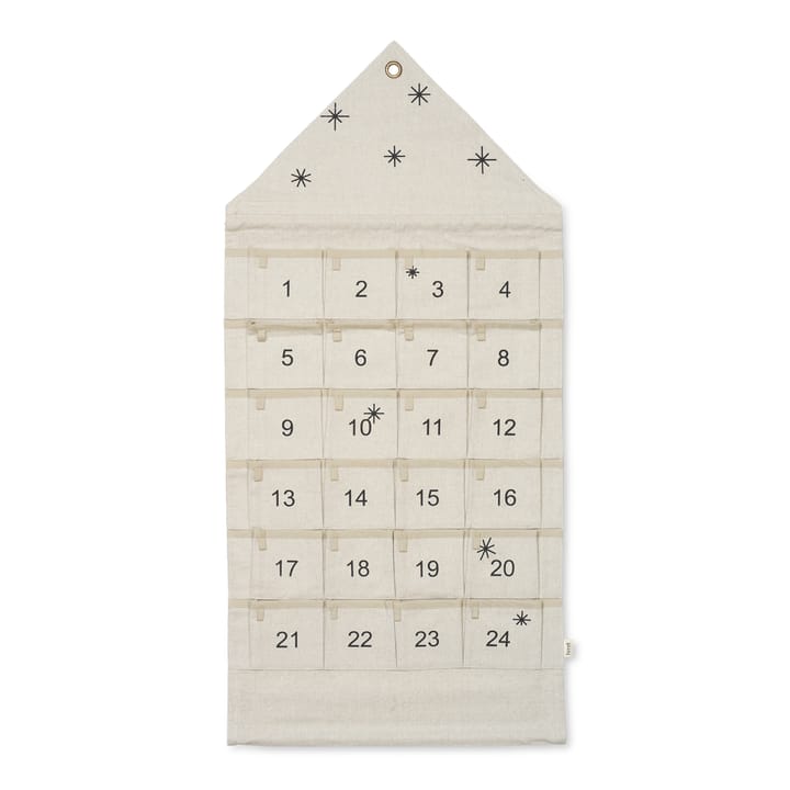 Calendario de Navidad Star casa 100 cm - Sand - Ferm LIVING