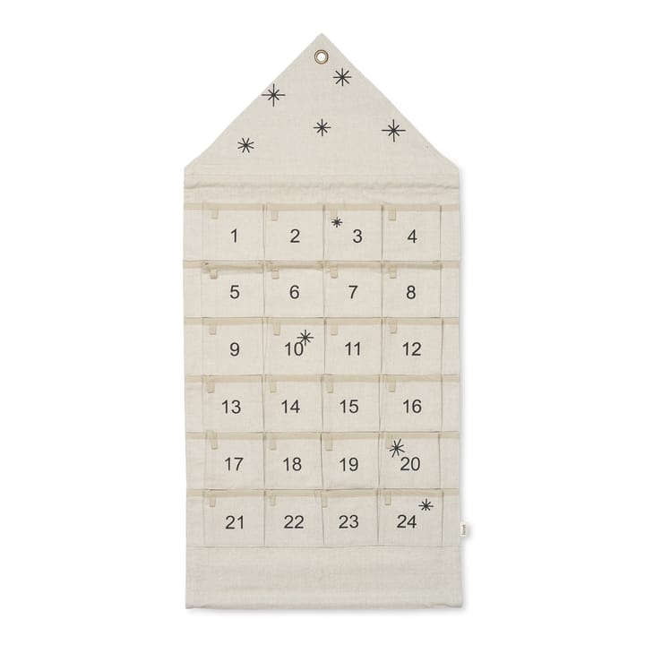 Calendario de Navidad Star casa 100 cm - Sand - ferm LIVING