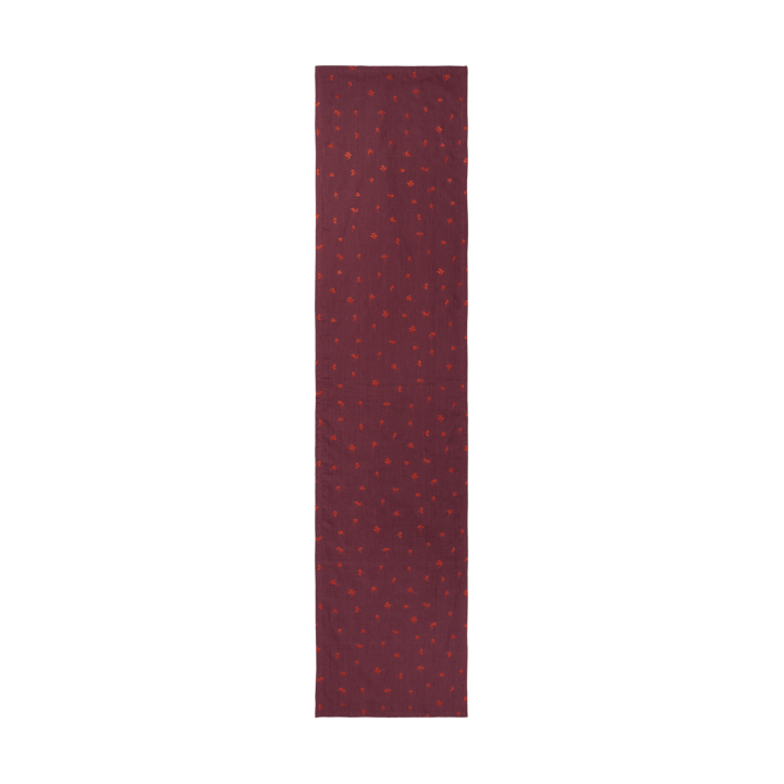 Camino de mesa Baies 40x180 cm - Dark grape-picante - Ferm Living