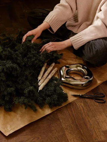 Candelabro Bellure ring - Plata - Ferm Living