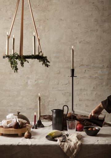 Candelabro Circle latón negro - grande - Ferm Living