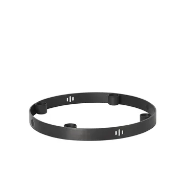 Candelabro Circle latón negro - pequeño - Ferm Living