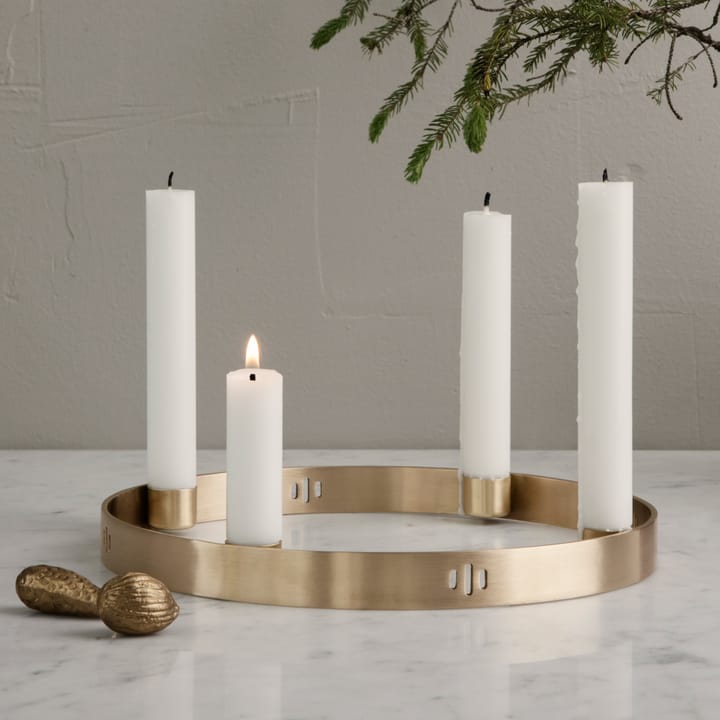 Candelabro Circle latón, pequeño Ferm Living