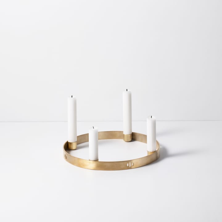 Candelabro Circle latón, pequeño Ferm Living