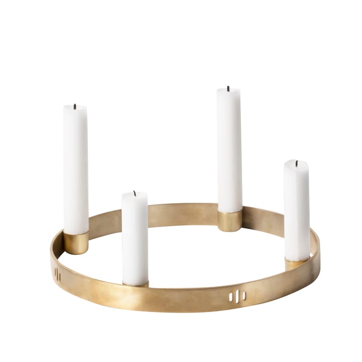 Candelabro Circle latón - pequeño - Ferm LIVING