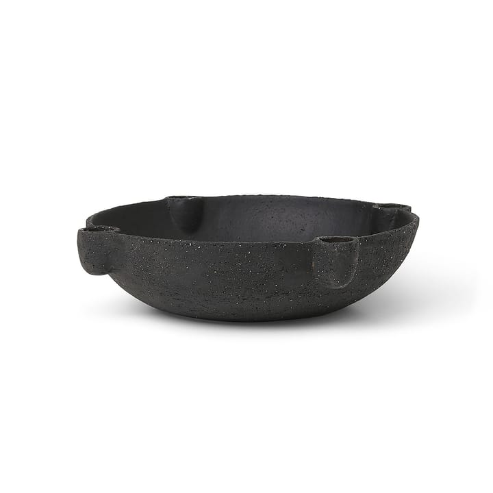 Candelabro de Adviento Bowl cerámica large Ø27 cm - gris oscuro - Ferm LIVING