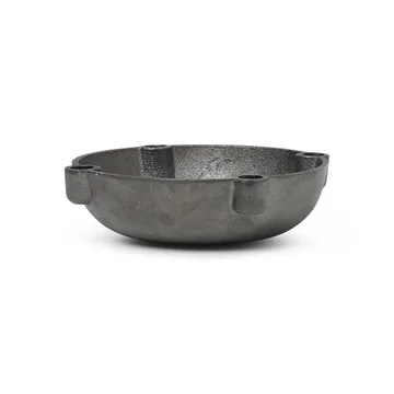 Candelabro de Adviento Bowl latón - Black brass - Ferm Living