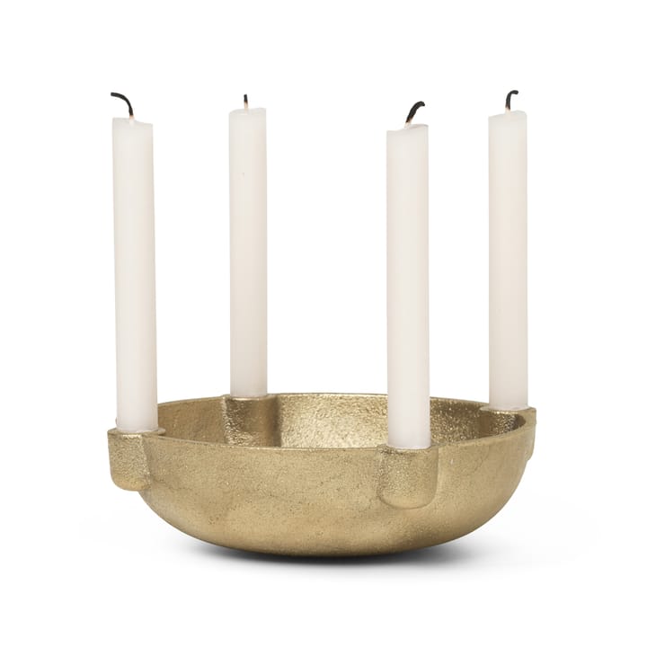 Candelabro de Adviento Bowl latón, Brass Ferm Living