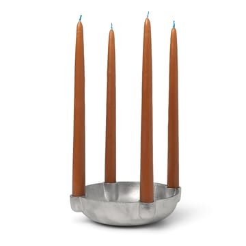 Candelabro de adviento Bowl mediano Ø20 cm - Aluminio - ferm LIVING