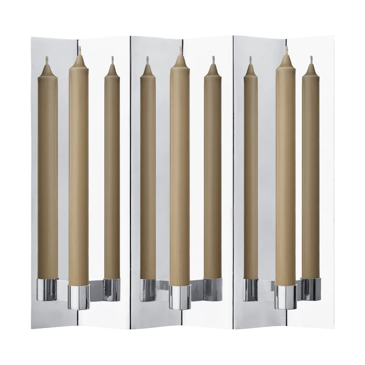 Candelabro de pared Eddy, 3, Mirror polished Ferm Living