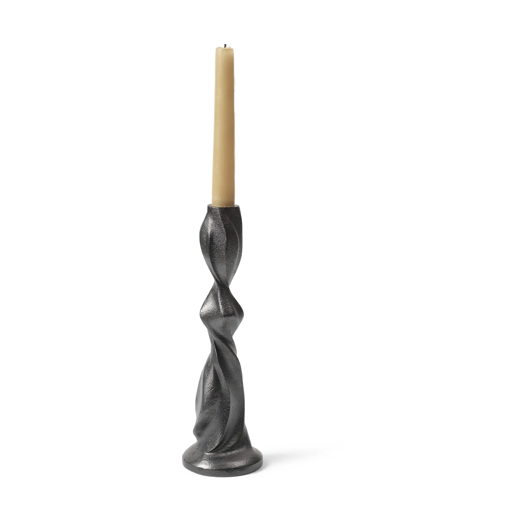 Candelabro Gale 25 cm, Blackened Aluminium Ferm Living