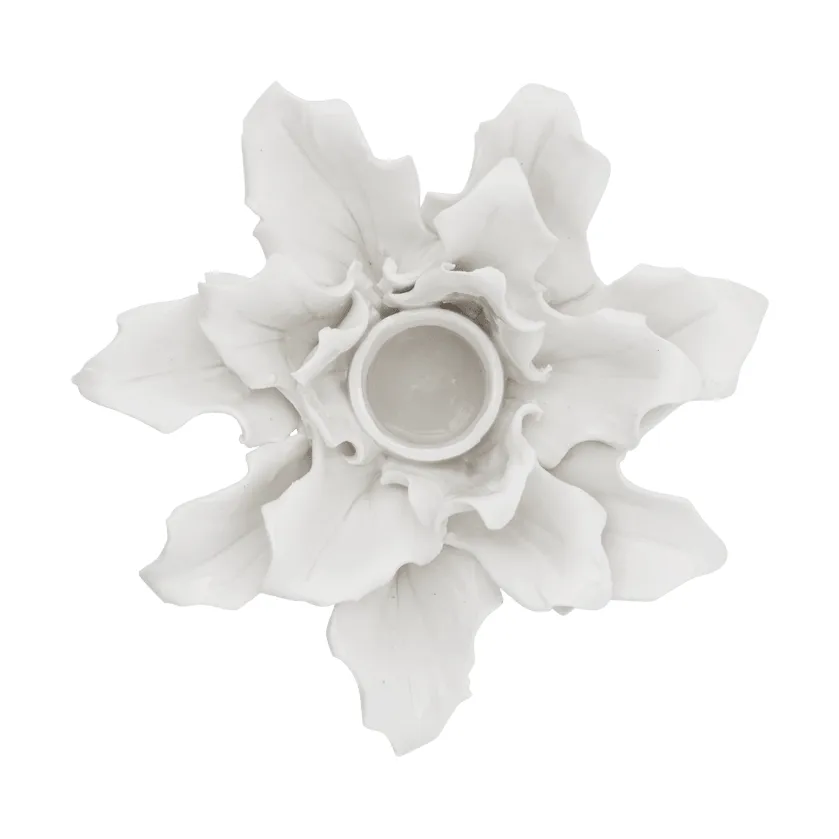 Candelabro Holly Leaf, Off-white Ferm Living