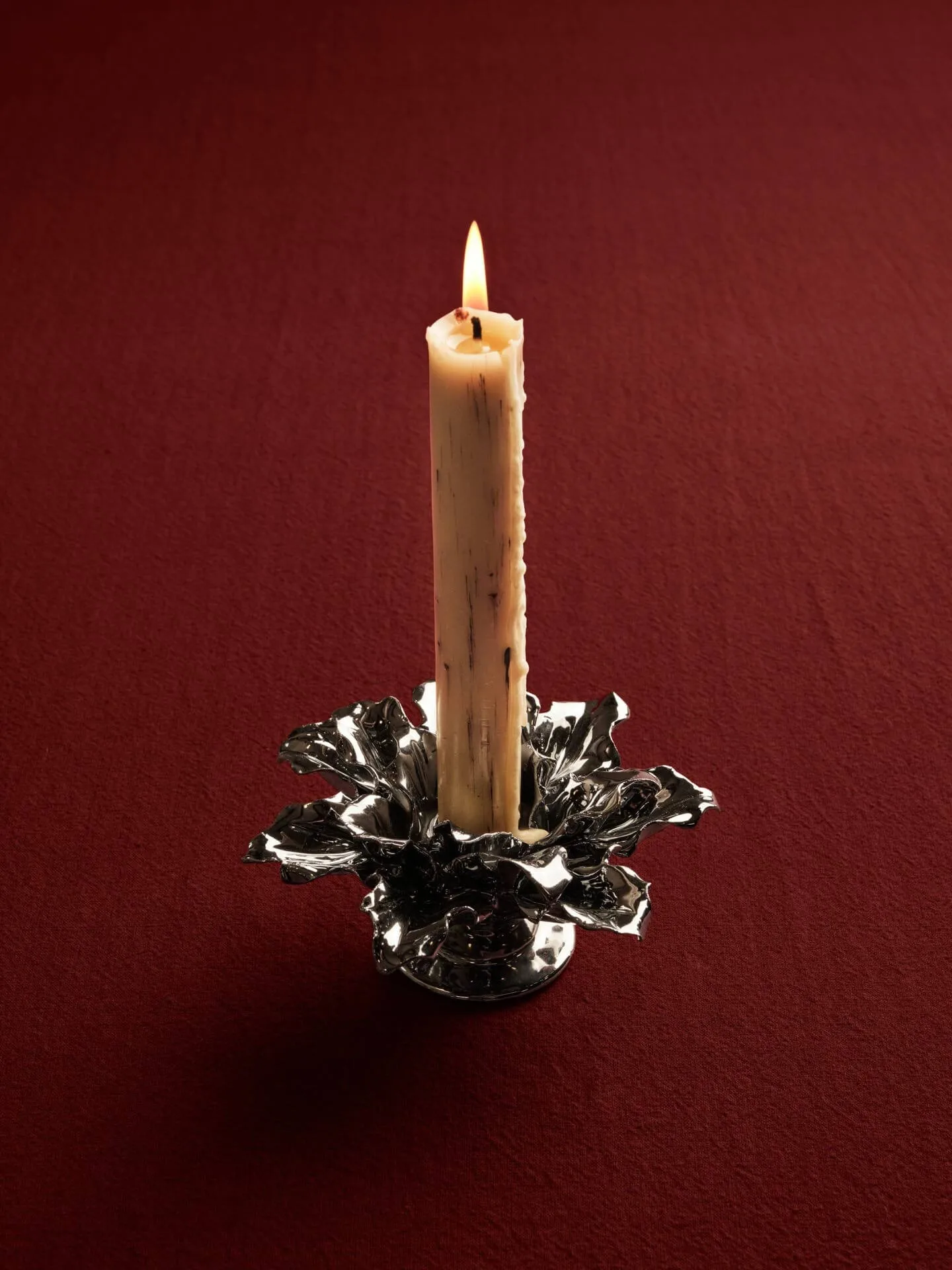 Candelabro Holly Leaf, Plata Ferm Living