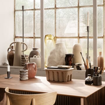 Candelabro Hoy low 6,4 cm - negro - Ferm Living