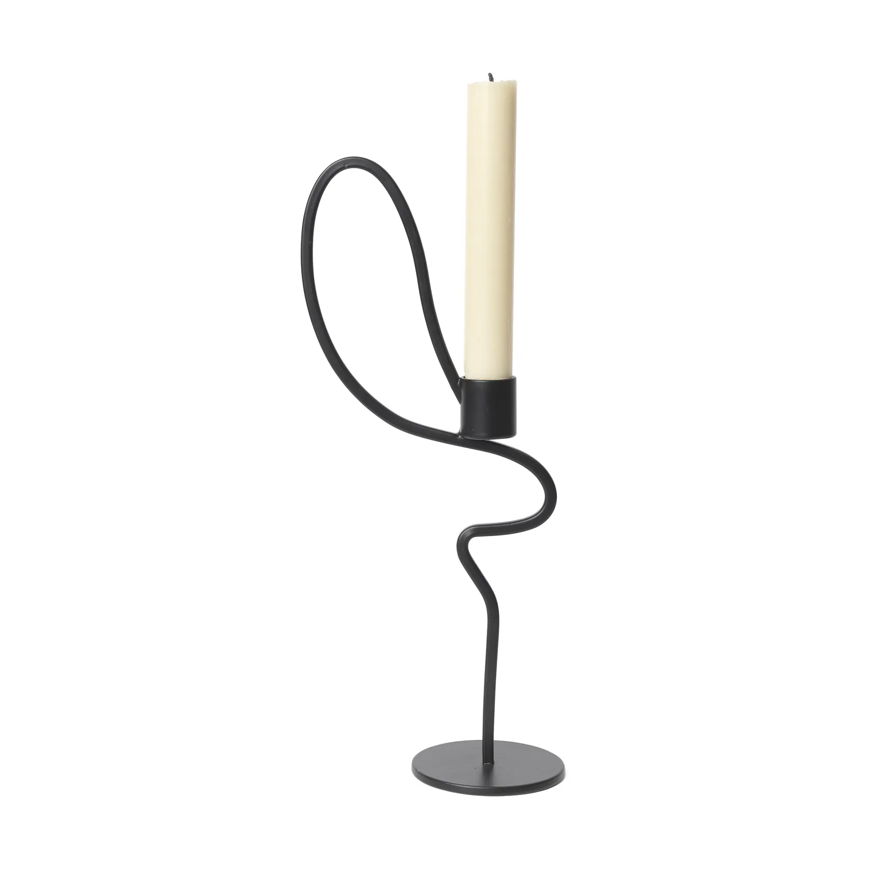 Candelabro Valse high, Negro Ferm Living