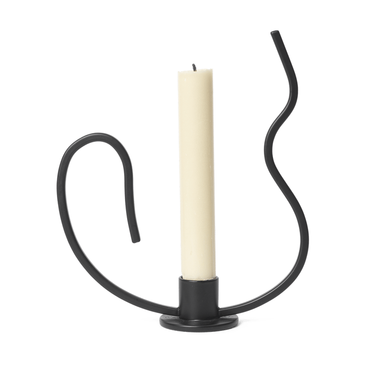 Candelabro Valse low, Negro Ferm Living