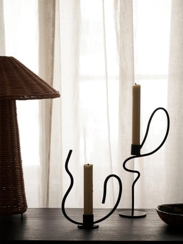 Candelabro Valse low - Negro - Ferm Living