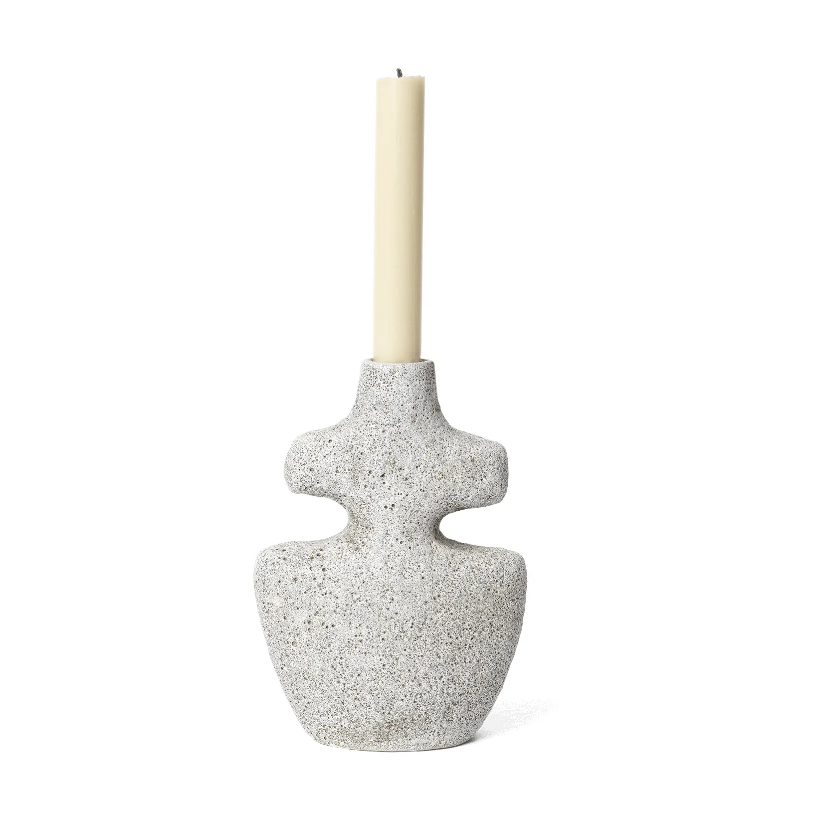 Candelabro Yara medium, Pumice gris Ferm Living