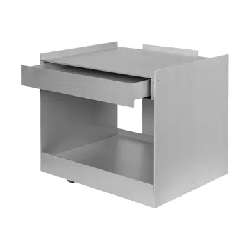 Carrito para servir Lager - Low, Aluminium - Ferm Living
