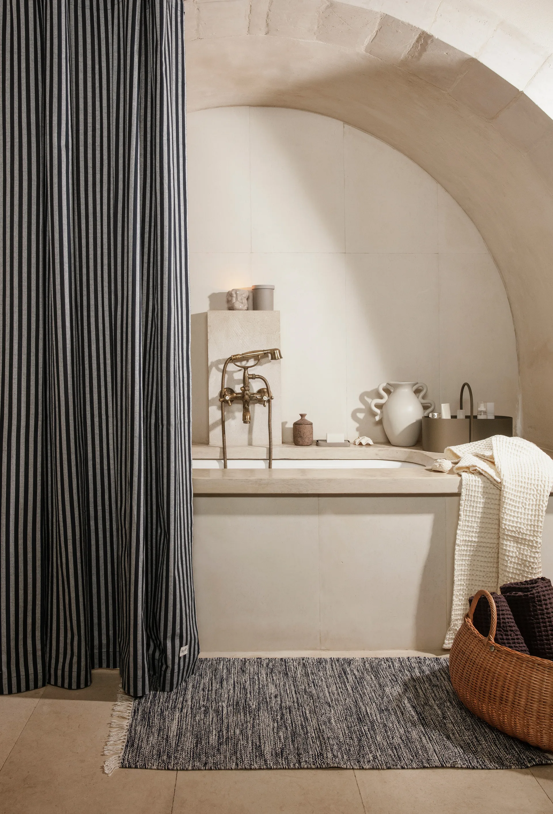 Cesta Braided baja, Natural Ferm Living