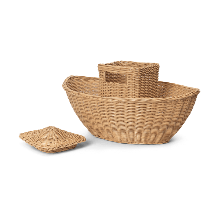 Cesta de almacenamiento de mimbre Ark - Natural - ferm LIVING